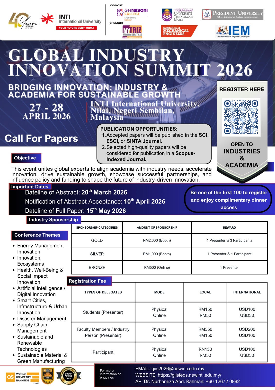 Invitation to Participate in Upcoming International Conference Global ...
