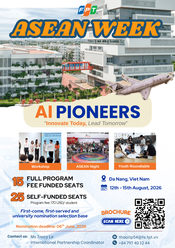 Call for Participants: FPT University ASEAN Week 2026 – AI Pioneers ...