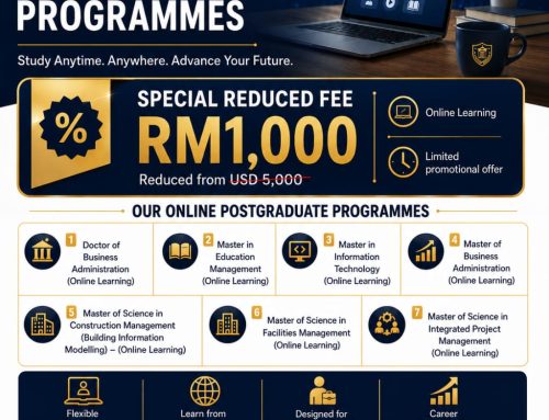 INTI International University: Online Postgraduate Programmes 2026 Open for Registration